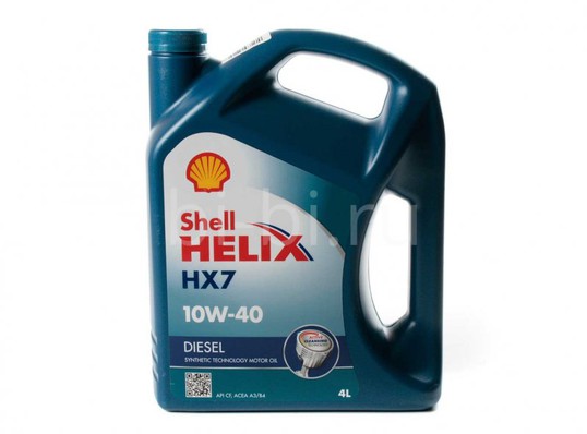 МАСЛО HELIX DIESEL HX7 10W40 4Л П/СИНТЕТИК 550021836 (Shell)
